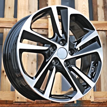 Джанта R18x7  5X114.3  ET  48  67.1  B5210  (IN5258)  Black Polished (MB)  Fits for HYUND  (Z6)  (HYBRID FORGED)