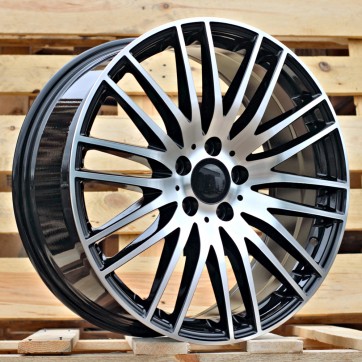Джанта R18x8.5  5X112  ET  42  66.56  FBX244  (H3012D)  Black Polished (MB)  Fits for MER  (Z6)