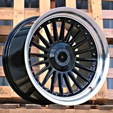 Джанта R18x8.5  5X120  ET  20  74.1  B1803  Black+Polished Lip (BLPL)  Fits for BMW  (Z6+Z1)  (Fit for ALPIN Style Rear+Front)