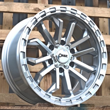 Джанта R18x8.5  6X139.7  ET  35  106.1  F3090  Silver+Polished Lip (SP)  Fits for 4X4  (K3)  (HYBRID FORGED)