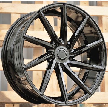 Джанта R18x8  5X108  ET  40  67.1  B1059  Black (BL)  For RACIN  (Z1+Z3+Z6)  (RIGHT SIDE (Style Vossen))