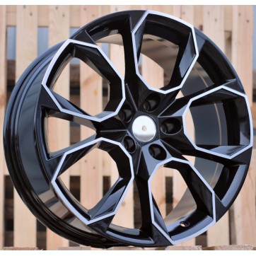 Джанта R18x8  5X112  ET  45  57.1  SK516  (IN5474)  Black Polished (MB)  Fits for SKODA  (Z5)