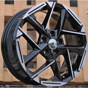 Джанта R18x8  5X114.3  ET  48  67.1  3S1267  Black Polished (MB)  For KIA  (R)  (HYBRID FORGED)