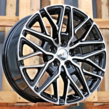 Джанта R18x8  5X160  ET  50  65.1  B1262  Black Polished (MB)  Fits for FORD  (Z2+Z7)  (4x4 (max 1250 kg))
