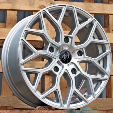 Джанта R18x8  5X160  ET  50  65.1  B5812  Machined Silver (MS)  Fits for RACIN  (K3)  (Style Vossen)