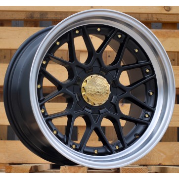 Джанта R18x9  10X120/112  ET  35  72.6  HX025  (HX025)  Black Half Matt+Polished Lip (BLHMPL)  Fits for HAXER  (Z1+Z7)  (Rear+Front)