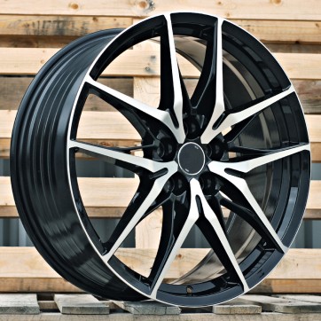 Джанта R19x7.5  5X114.3  ET  40  60.1  3S1405  (H3559F)  Black Polished (MB)  Fits for TOYOT  (S)  (HYBRID FORGED)