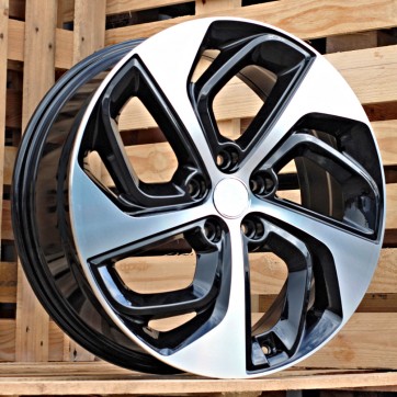 Джанта R19x7.5  5X114.3  ET  53  67.1  B1278  Black Polished (MB)  Fits for HYUND  (Z1)