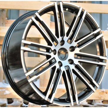 Джанта R19x8.5  5X112  ET  21  66.5  B1026  Black Polished (MB)  For PORCH  (P+Z4)  (Rear+Front)