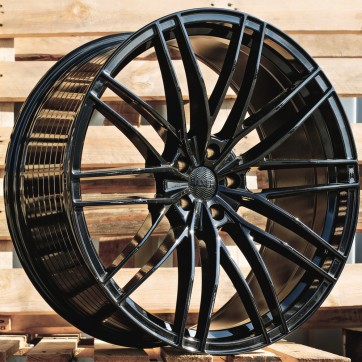 Джанта R19x8.5  5X112  ET  30  66.5  F1995  (YF0417)  Black (BL)  Fits for AUD  (K7)  (HYBRID FORGED Fit for ABT Style)