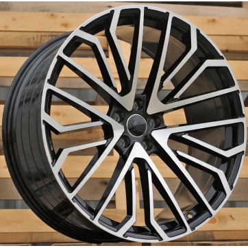 Джанта R19x8.5  5X112  ET  32  66.5  3S1261  (YF0434)  Black Polished (MB)  For AUD  (Z3+A)  (HYBRID FORGED)
