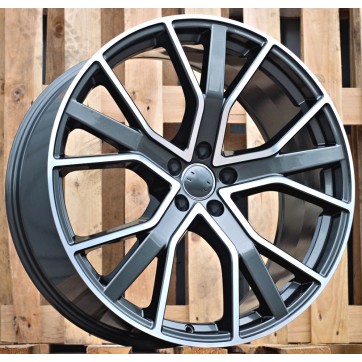 Джанта R19x8.5  5X112  ET  35  66.5  B5131  (FBX133)  Grey Polished (MG)  Fits for AUD  (Z4)  (HYBRID FORGED)