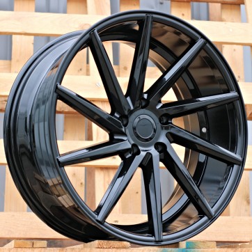 Джанта R19x8.5  5X112  ET  35  66.6  B1058  Black (BL)  Fits for RACIN  (Z1+M)  (LEFT SIDE (Style Vossen))