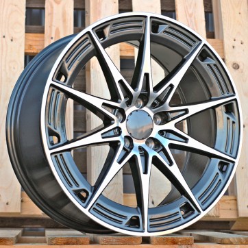 Джанта R19x8.5  5X112  ET  36  66.6  H3500F  Grey Polished (MG)  Fits for MER  (K3)  (HYBRID FORGED Rear+Front NEW Model)