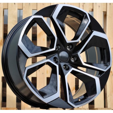 Джанта R19x8.5  5X112  ET  40  57.1  I5561  Black Polished (MB)  Fits for SKODA  (P1+M)
