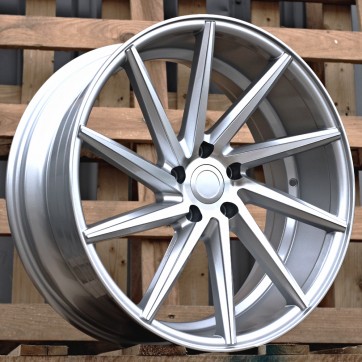 Джанта R19x8.5  5X112  ET  40  66.5  B1058  Machined Silver (MS)  Fits for RACIN  (Z7)  (LEFT SIDE (Style RacingLine))