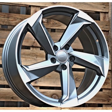 Джанта R19x8.5  5X112  ET  40  66.5  B5185  (IN5293)  Grey Polished (MG)  Fits for AUD  (Z6+S)