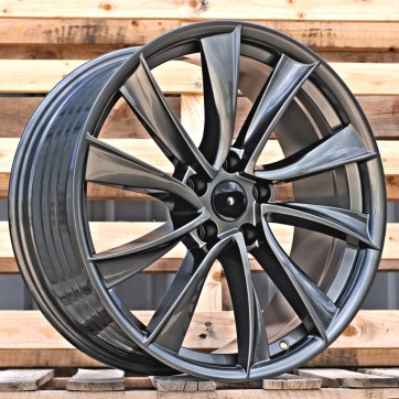 Джанта R19x8.5  5X114.3  ET  35  64.1  B2046  (FBX460)  Gun Metal (GM)  Fits for TESLA  (P1+P2)  (HYBRID FORGED (Model 3))