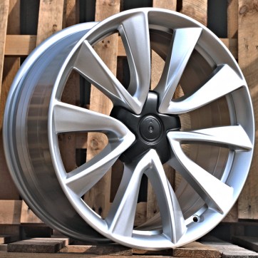 Джанта R19x8.5  5X114.3  ET  40  64.1  B2046  (H3154F)  Silver Shining (SS)  Fits for TESLA  (Z3)  (HYBRID FORGED (Model 3))