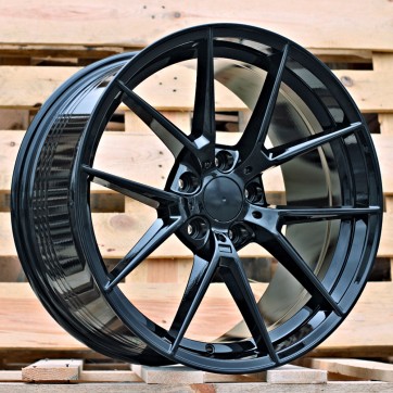 Джанта R19x8.5  5X120  ET  35  72.6  B1416  (FBX124)  Black (BL)  Fits for BMW  (Z3+A)  (HYBRID FORGED Rear+Front)