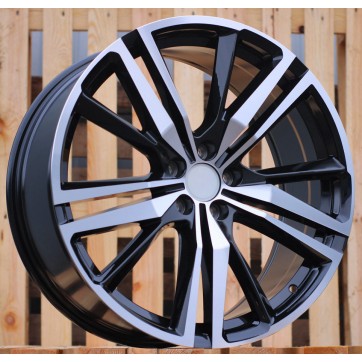Джанта R19x8  5X108  ET  42  63.3  FE182  (YF0242)  Black Polished (MB)  Fits for VOLVO  (M+Z4)  (HYBRID FORGED)