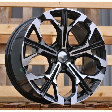 Джанта R19x8  5X112  ET  27  66.6  F9735  Black Polished (MB)  For BMW  (K8)  (NEW Model Rear+Front)