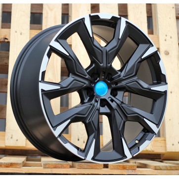 Джанта R19x8  5X112  ET  30  66.6  3S1349  Black Polished Half Matt (MBHM)  For BMW  (P)  (HYBRID FORGED Rear+Front)