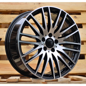 Джанта R19x8  5X112  ET  32.5  66.5  FBX244  Black Polished (MB)  For MER  (Z5)  (HYBRID FORGED)