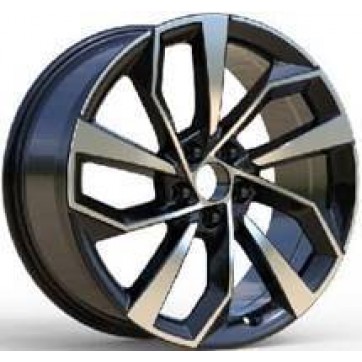 Джанта R19x8  5X112  ET  39  66.5  FBX507  Black Polished (MB)  Fits for AUD  (K2)  (HYBRID FORGED)