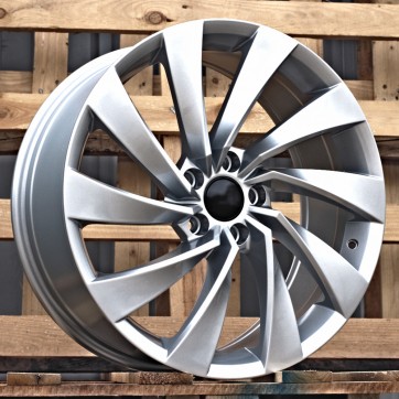 Джанта R19x8  5X112  ET  40  57.1  B5083  Silver Shining (SS)  Fits for VW  (P)