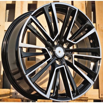 Джанта R19x8  5X112  ET  44  57.1  I0361  Black Polished (MB)  Fits for SKODA  (Z5)