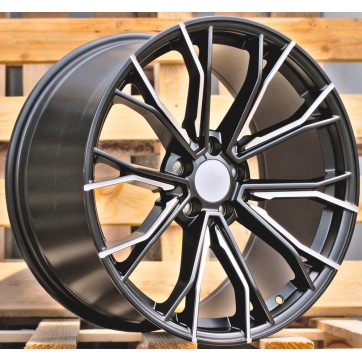 Джанта R19x9.5  5X112  ET  38  66.56  A5385  (XFE290)  Black Half Matt (BLHM)  Fits for BMW  (P2)  (Rear+Front)