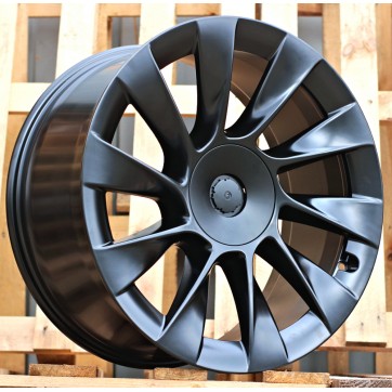 Джанта R19x9.5  5X114.3  ET  45  64.1  D1797  (H3130F)  Black Matt (BM)  Fits for TESLA  (K7)  (HYBRID FORGED (Model Y))