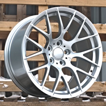 Джанта R19x9.5  5X120  ET  38  72.6  BY956  (IN3646F)  Silver Shining (SS)  Fits for BMW  (Z7)  (HYBRID FORGED Rear+Front)