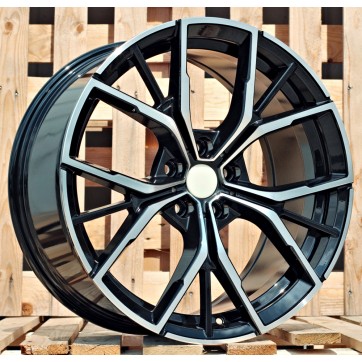 Джанта R19x9  5X112  ET  44  66.6  B1667  (FBX081)  Black Polished (MB)  Fits for BMW  (Z3+Z7)  (HYBRID FORGED Rear+Front)