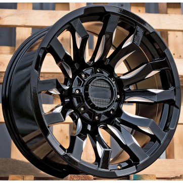 Джанта R20x10  6X139.7  ET  M25  106.1  B1588  Black+Milling (BLML)  Fits for 4X4  (K3)  (QB)