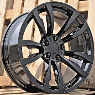 Джанта R20x11  5X120  ET  37  74.1  B1057  (IN5184)  Black (BL)  For BMW  (K8+K7)  (Rear+Front)