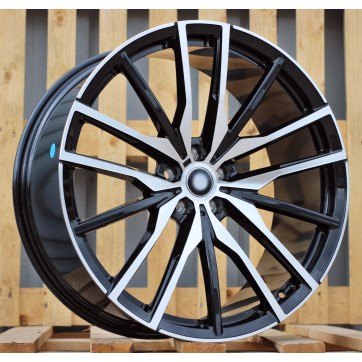 Джанта R20x11  5X120  ET  37  74.1  H0324  (BY1473)  Black Polished (MB)  For BMW  (Z3+Z6)  (Rear+Front)