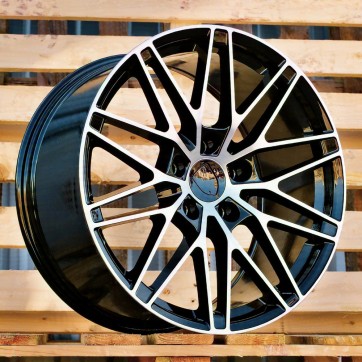 Джанта R20x7.5  5X130  ET  32  66.5  3S1324  Black Polished (MB)  Fits for PORCH  (M)  (Fit for NEW Macan II (XAB) HYBRID FORGED Rear+Front)