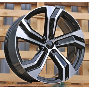 Джанта R20x8.5  5X108  ET  42.5  63.3  B0143  Black Polished (MB)  Fits for VOLVO  (Z4+K4)