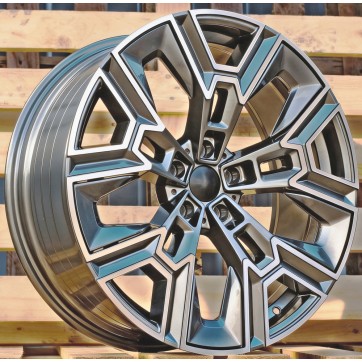 Джанта R20x8.5  5X112  ET  25  66.6  HF5220  Grey Polished (MG)  Fits for BMW  (K3+P2)  (HYBRID FORGED Fit for New 5 Series VIII / i5 (G60/G61/G68) Rear+Front)
