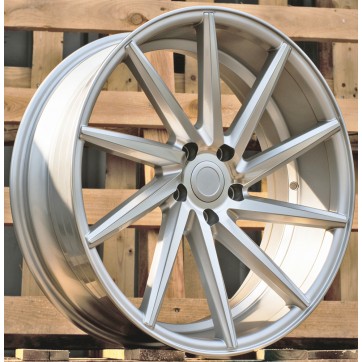 Джанта R20x8.5  5X112  ET  33  66.5  B1059  Machined Silver (MS)  For RACIN  (Z1+Z7)  (LEFT SIDE (Style Vossen)Front+Rear)