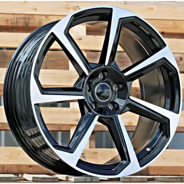 Джанта R20x8.5  5X112  ET  38  66.5  B5213  (YF7070)  Black Polished (MB)  Fits for AUD  (Z5)  (HYBRID FORGED)