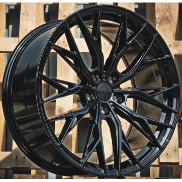 Джанта R20x8.5  5X112  ET  40  66.6  HX042  (IN0387)  Black (BL)  Fits for HAXER  (K7+P)  (Rear+Front)