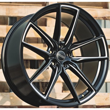 Джанта R20x8.5  5X112  ET  40  66.6  HX045  Black Half Matt (BLHM)  Fits for HAXER  (Z1)  (Milling)