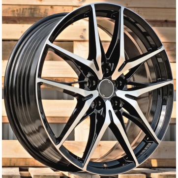 Джанта R20x8  5X114.3  ET  40  60.1  3S1405  (FBX508)  Black Polished (MB)  Fits for TOYOT  (P2)  (HYBRID FORGED)