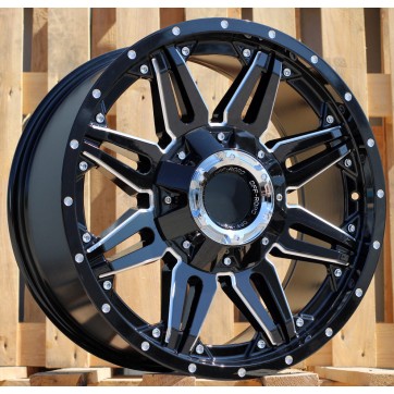 Джанта R20x9  10X114/127  ET  0  87.1  L1447  Black (BL)  Fits for 4X4  (K3)  (Milling)