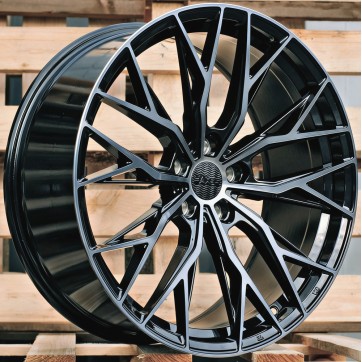 Джанта R20x9.5  5X112  ET  38  66.6  HX042  (IN0387)  Black+Tinted Face (BLTF)  Fits for HAXER  (K7+Z6+M)  (Front+Rear)