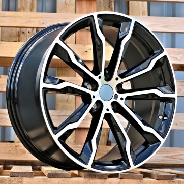 Джанта R20x9.5  5X112  ET  43  66.6  H3263F  Black Polished (MB)  Fits for BMW  (Z6)  ((X3) HYBRID FORGED (Rear+Front))