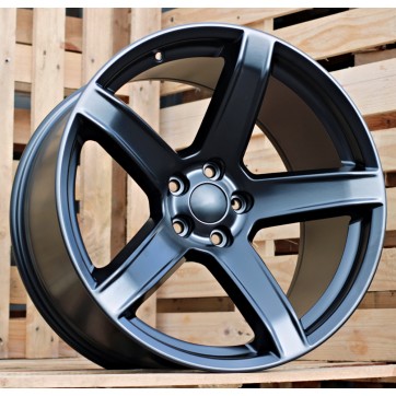 Джанта R20x9.5  5X115  ET  15  71.5  B1671  Black Half Matt (BLHM)  Fits for DODGE  (Z1)  (Rear+Front)